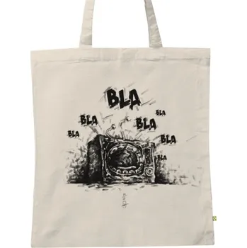 Nákupní taška BIO plátěná taška s potiskem Television BlaBla (Taška)