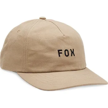 Kšiltovka Čepice - FOX Wordmark Adjustable Hat - Taupe