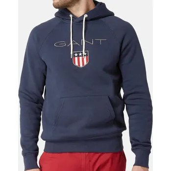 Pánská mikina Pánská mikina Gant Shield - Velikost 2XL, Barva Modrá 55446 2007025