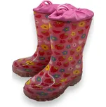 Sport Dívčí růžové holínky Barva: Růžová, Velikost: 27