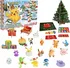 Figurka Jazwares Adventní kalendář 2022 34 ks Pokémon Happy Holydays