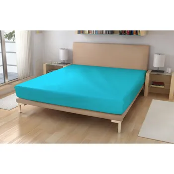 Prostěradlo Froté prostěradlo EXKLUSIVE Tyrkysová 180x200