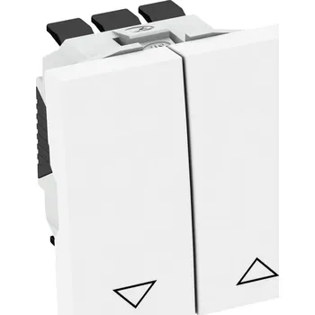 vypínač OBO Bettermann 6120950 přístrojová vložka spínač (š x v x h) 45 x 45 x 36 mm 1 ks čistě bílá