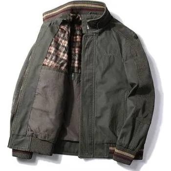 Pánská softshellová bunda Pánská bunda tactical větrovka z bavlny Barva: Zelená, Velikost: 2XL