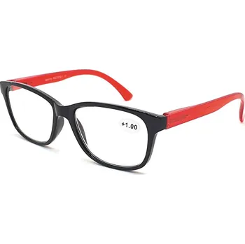 Brýle na čtení IDENTITY Dioptrické brýle MC2256 +3,50 flex black/red