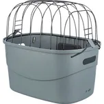 Trixie Plastová přepravka na kolo 42x39x30 cm šedá