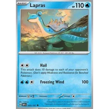 Volný čas Pokémon OBF 045/197 Lapras - Obsidian Flames Stav: Near Mint, Verze: NORMAL
