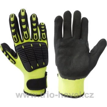 Pracovní rukavice Aero Rukavice povrstvené AERO NITROSAND MECHANIC 1787 nitril 8 L