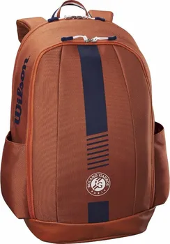 Tenisová taška Wilson Roland Garros Team Backpack Clay hnědý/tmavě modrý