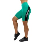 Nebbia Cyklistické šortky s vysokým pasem ICONIC 238 zelené - XS