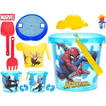 Hračka na písek Spiderman sada na písek 6 ks