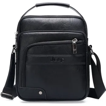 Kvalitní pánská taška crossbody business se zipem Barva: 5506 Černá