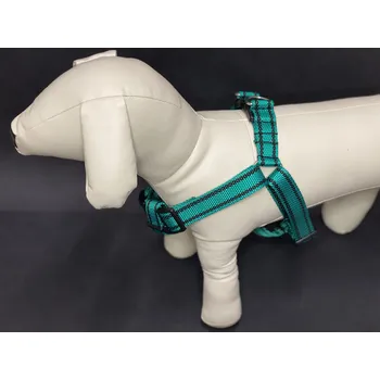 Postroj pro psa Palkar motýlek postroj pro psy 48 cm - 72 cm vel. 4 tmavě-zelená s páskami (Palkar motýlek postroj pro psy 48 cm - 72 cm vel. 4 tmavě-zelená s páskami)