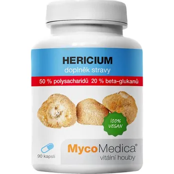 MycoMedica Hericium 50% 500 mg 90 cps.