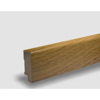 soklová lišta LIŠTA dýhovaná, PEDROSS cubica 18*50 dub lak;/olej ; délka 2,5m