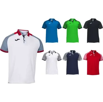 Joma Essential II Polo triko Velikost: 2XS, Barva: modrá/tmavě modrá - kod 703