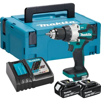 Vrtačka Makita DHP489RTJ 2x 5,0 Ah + nabíječka, kufr