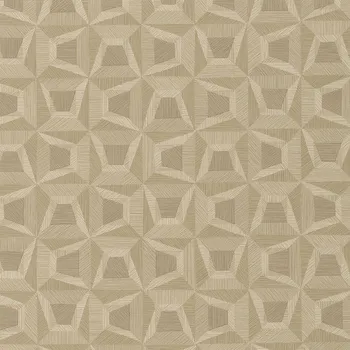 Tapeta Limonta Hnědá vliesová geometrická tapeta na zeď s vinylovým povrchem 31906, Textilia, Limonta, velikost 10 x 0,53 m