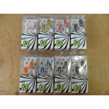 Sluchátka PRC SLUCHÁTKA IN EAR VE TVARU ŽABEK, ŽABKY - MIX BAREV Růžová