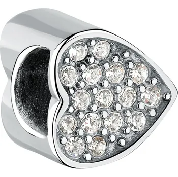 Přívěsek Morellato Ocelový přívěsek Srdíčko s krystaly Drops SCZ1301 + 2 měsíce na vrácení zboží