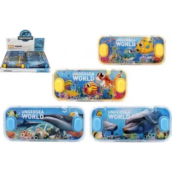 Cestovní hra Teddies Vodní hra hlavolam 15 x 7 cm plast mořský svět