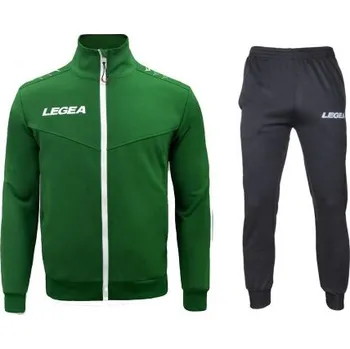 Souprava Legea Alabama dlouhý zip Velikost: 3XS, Barva: zelená-černá 1310