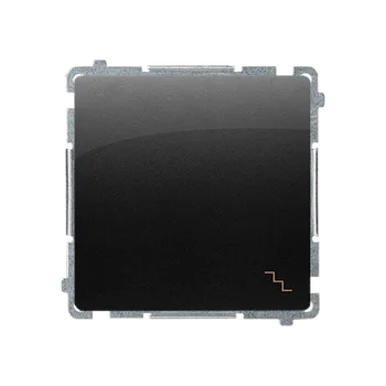 vypínač SIMON BMW6A.01/49 Přepínač střídavý, řazení 6, (strojek s krytem), 16AX, 250V~, šroubové svorky, čer