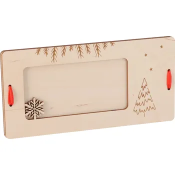 Jmenovka na stůl Vánoční kapsa na peníze Zvolte variantu: Bez nápisu