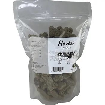 Pamlsek pro psa Bohemia Pet Food BOHEMIA hovězí suchary 750g