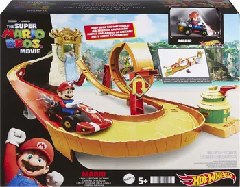 autodráha Mattel Hot Wheels HMK49 Super Mario Bros. Movie Jungle Kingdom