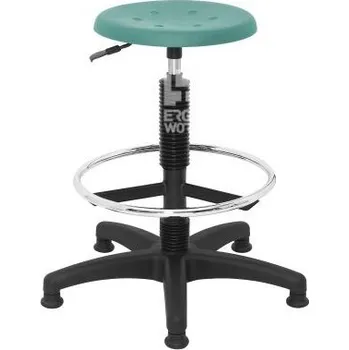 Zvýšená laboratorní stolička POL Special, zelená