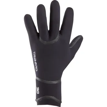 Vodácké rukavice DECATHLON Rukavice na surf do studené vody neopren 3 mm XL ČERNÁ