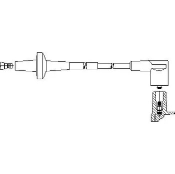 Zapalovací kabel zapalovací kabel, , BREMI, 641E110
