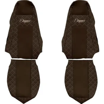 Autopotah Potahy sedadel ELEGANCE - pro vozidla SCANIA P,G,R,T 01.03- (integrované opěrky hlavy) ŠAMPAŇ