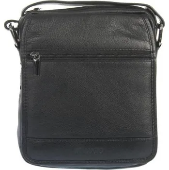 BELLUGIO pánská kožená taška ABM-53-663 černá