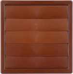 airRoxy PPZ 100 Plastová protidešťová žaluzie 170x170 mm, hnědá