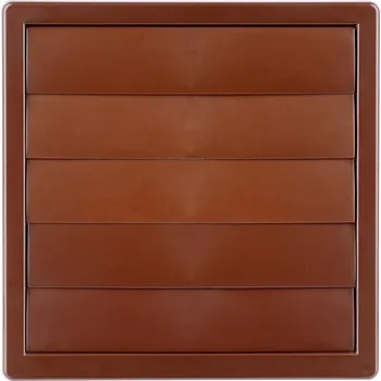 airRoxy PPZ 100 Plastová protidešťová žaluzie 170x170 mm, hnědá