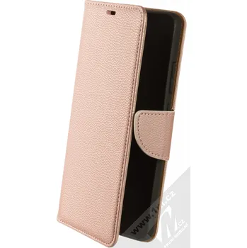 Pouzdro na mobilní telefon 1Mcz Stranding Book flipové pouzdro pro Nokia 2.4 růžově zlatá (rose gold)
