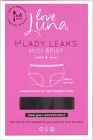 Love Luna Midi inkontinenční kalhotky černé L