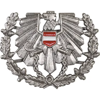 ARMÁDNÍ ORIGINÁL RAKOUSKO Odznak na čepici stříbrná orlice Rakousko originál