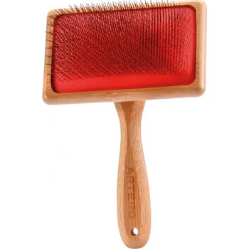 Péče o srst a drápky Bambusový kartáč LONG | Artero Nature Collection Velikost: L&nbsp;- (12 x 8 cm) velcí, střední psi a kočky