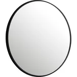 Černé kovové závěsné zrcadlo J-line Debina 110 cm