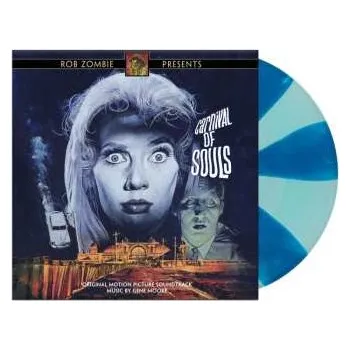 Zahraniční hudba LP Gene Moore: Carnival Of Souls (Original Motion Picture Soundtrack) CLR 2023 Cornetto Coloured Blue & Aqua Pinwheel Carnival Ghoul Vinyl