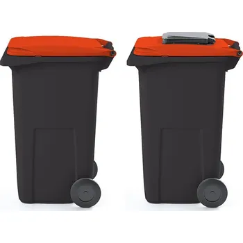 Popelnice Elkoplast 240 l Oranžová