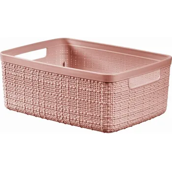 Úložný box Curver Košík Jute M růžový 01905-204 01905-204