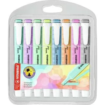 Kancelář Zvýrazňovač STABILO swing cool - sada 8 barev