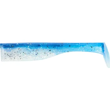 Umělá nástraha CAPERLAN Měkká nástraha typu shad WXM Mogami Tex 90 s modrým hřbetem 3 ks MODRÁ