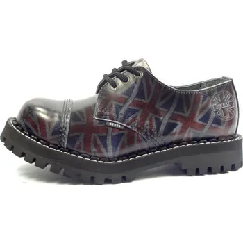 Pánské polobotky Steel boty 3 dírky 101/102/O/UK black černá, velikost 42