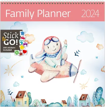 Kalendář Helma365 Nástěnný kalendář Family Planner 2024