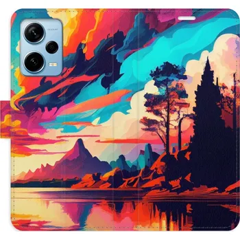 Pouzdro na mobilní telefon Flipové pouzdro iSaprio - Colorful Mountains 02 - Xiaomi Redmi Note 12 Pro+ 5G